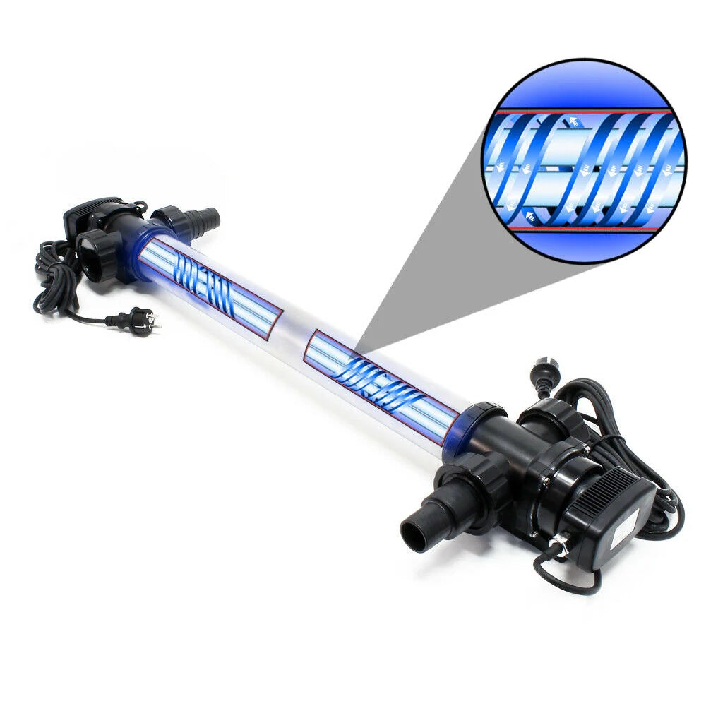 Sterilizzatore/chiarificatore UVC acciaio inossidabile lampada da 72 watt per stagni 16_0002315