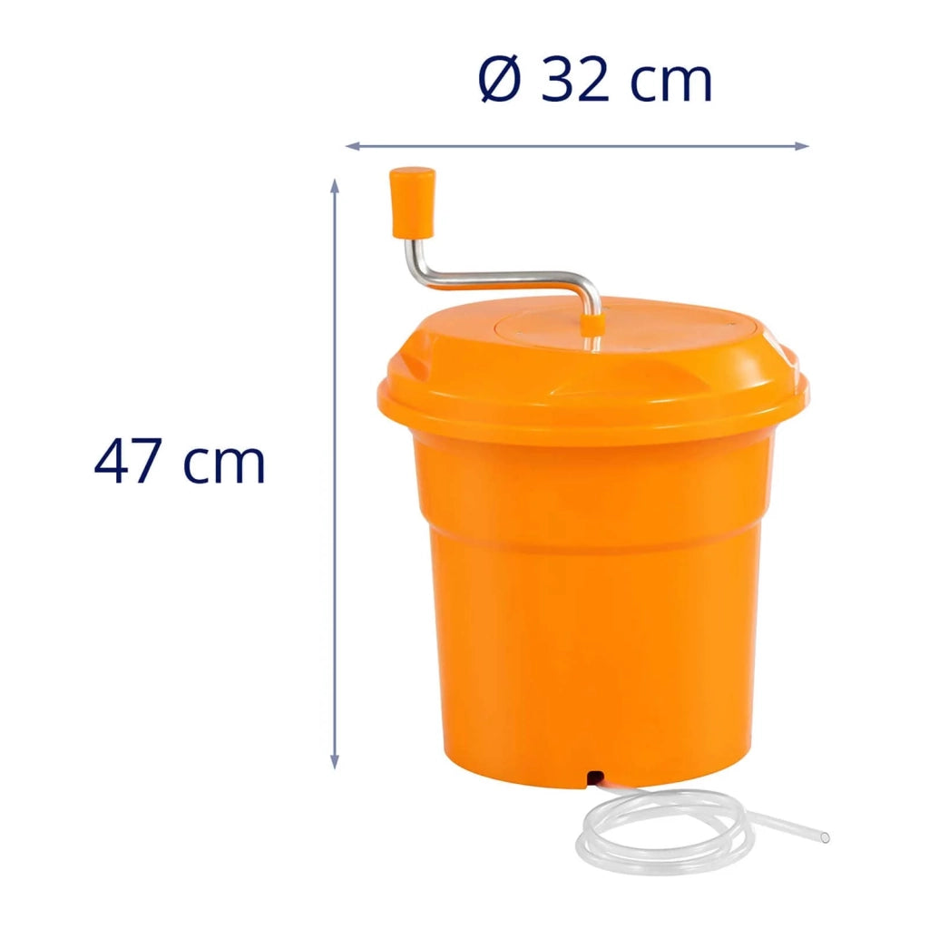 Centrifuga per insalata professionale da 12 litri alluminio e plastica 14_0004581