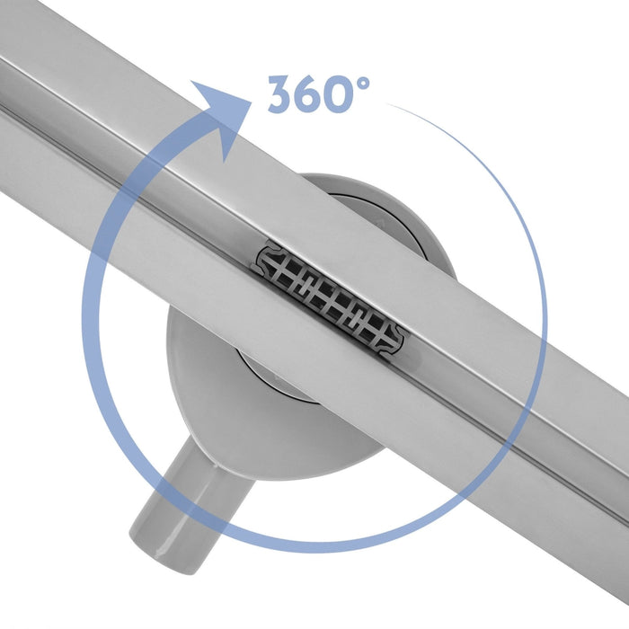 Canalina Di Scarico Rea Filo Nickel Brush 70