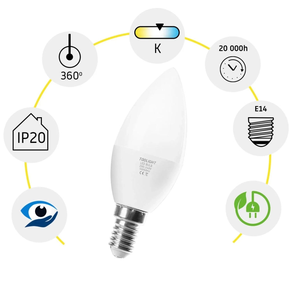 Bulbo Led Rsl036 E14 8w Neutral