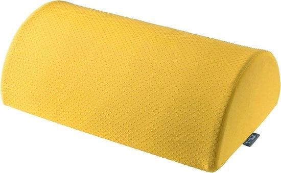Sostegno per piedi regolabile per uso domestico e ufficio - Riduzione di dolore alla spalla e alla schiena - Giallo caldo Ergo 53710019