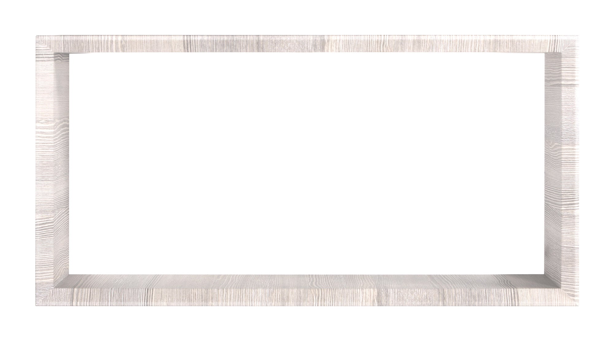 Mensola Cubo da Parete 70x35x15,5 cm in Fibra di Legno Artù Rovere Grigio