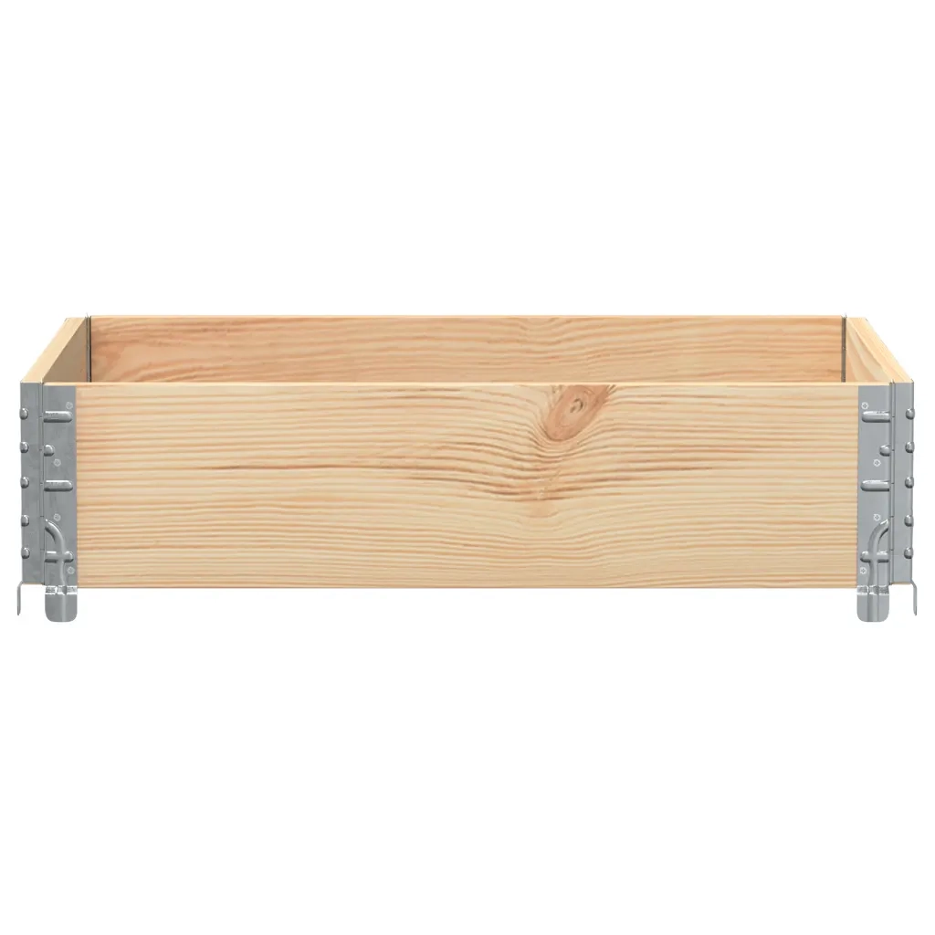 Fioriera | Cassetta per fiori | Vaso da Giardino 80x60 cm in Legno Massello di Pino