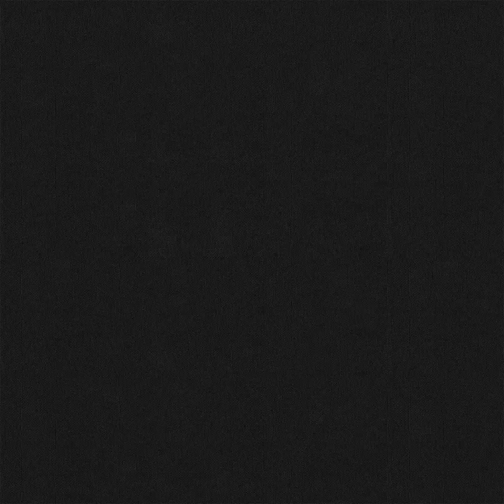 Paravento da Balcone Nero 75x600 cm in Tessuto Oxford 135059