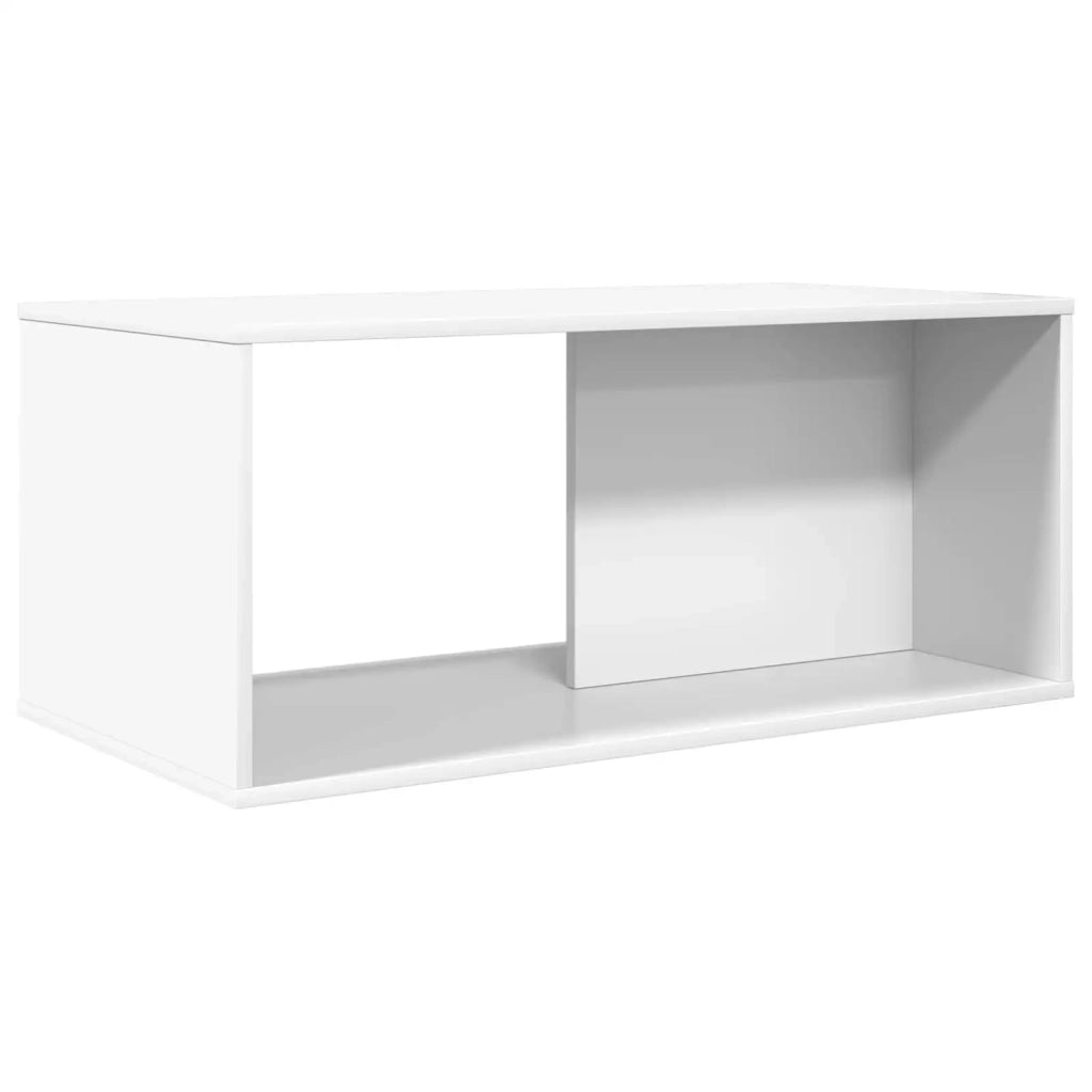Set di Tavolini da Caffè 2 pcs Bianco Legno multistrato 8000260