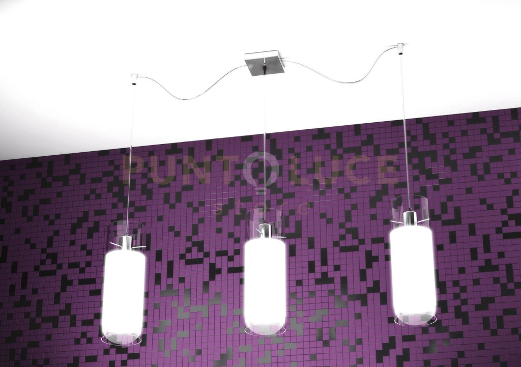 CILINDER SOSPENSIONE 3 LUCI SPOSTABILI 1078-S3-S
