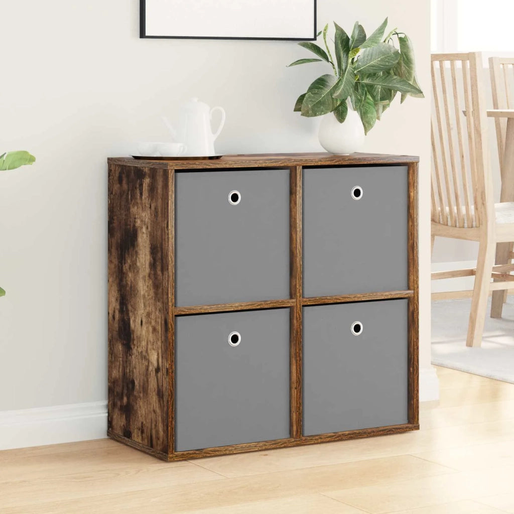 Credenza con cassetto Rovere fumé 68,5 x 32 x 67 cm