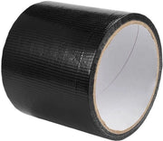 Tape per riparazioni tende - Acqua impermeabile - 8 mm x 10 m - Per riparazioni rapide - Adatto per tende e parabrezza - Nero