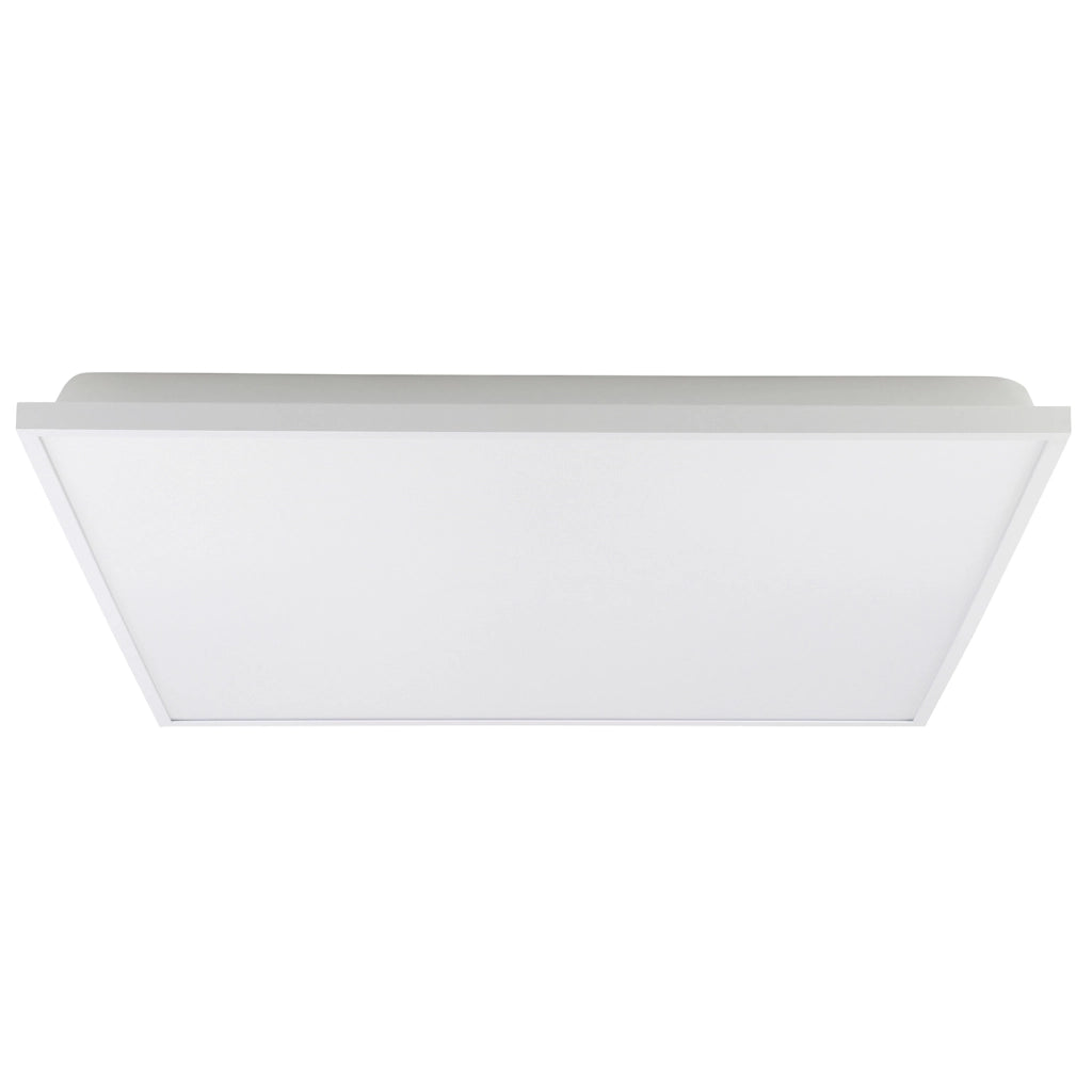 Plafoniera Contemporanea Urtebieta Acciaio Bianco Luce Led Integrato 32W Ip20