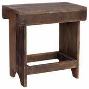 Sgabello in legno 42x25x43h cm
