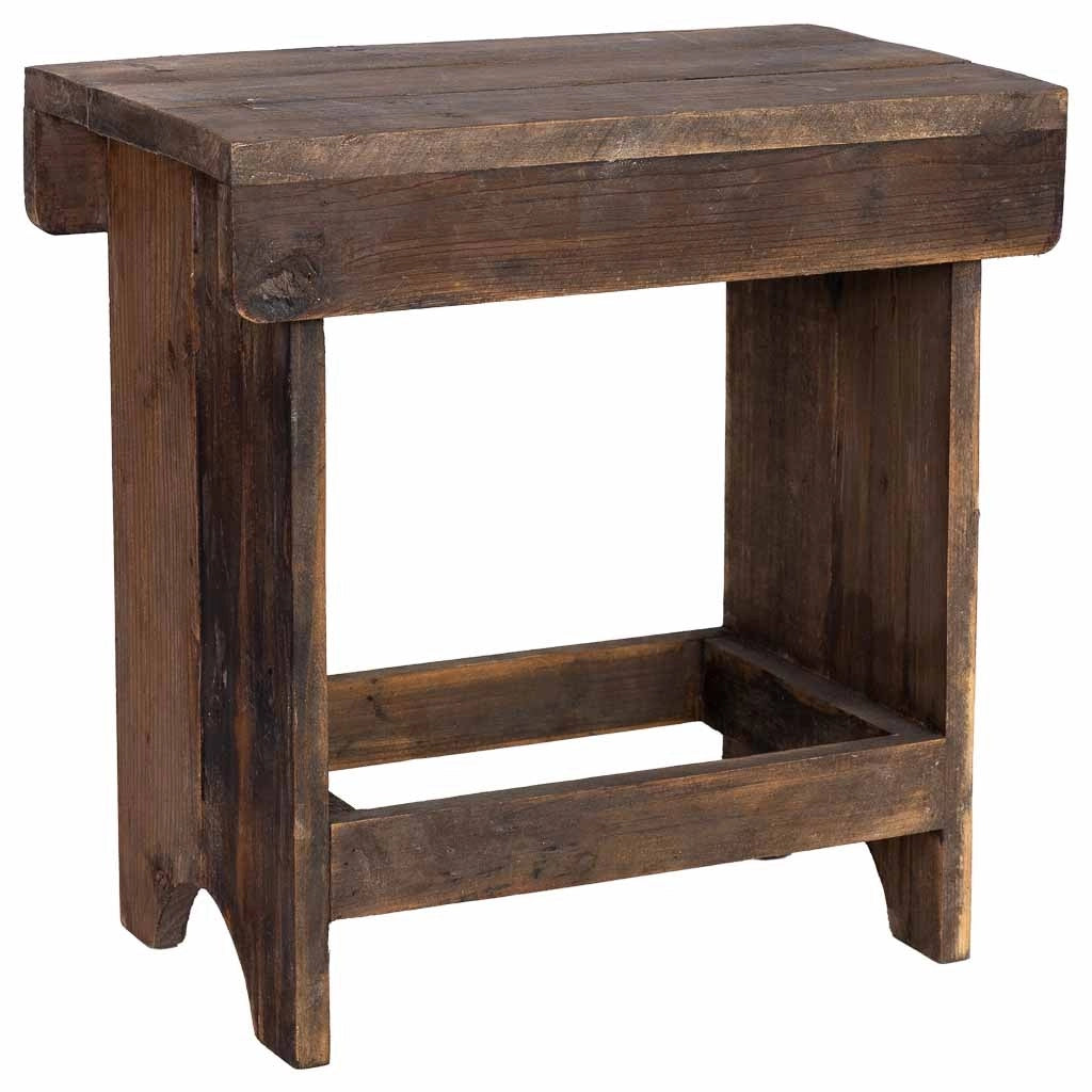 Sgabello in legno 42x25x43h cm