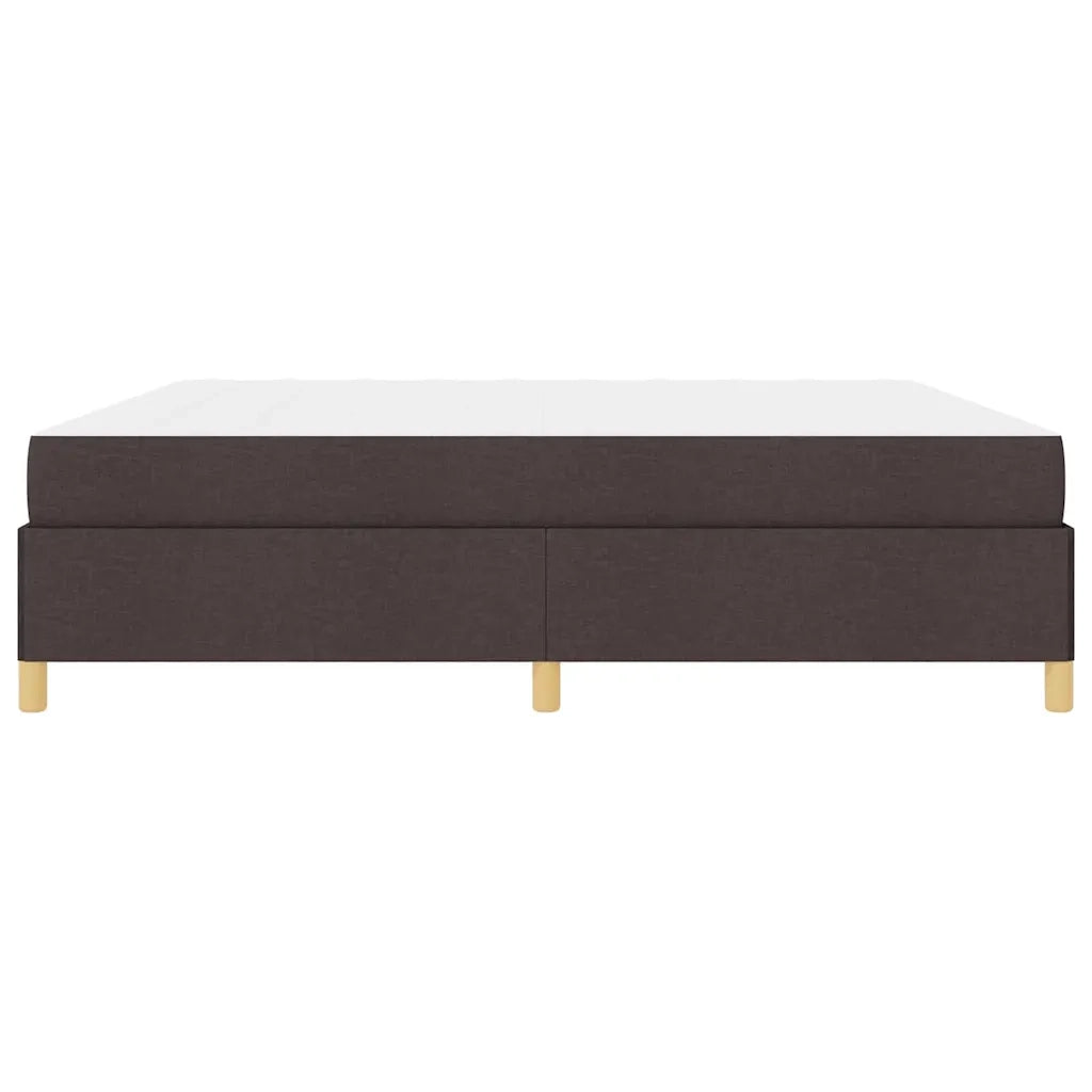 Struttura del letto Marrone Scuro 200 x 200 cm Tessuto 3398965