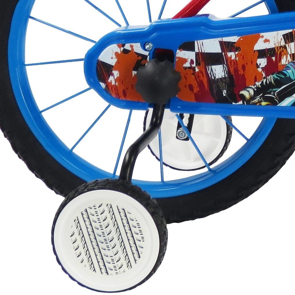 SCH SPEED 16", bicicletta per bambini, adatta a bambini tra i 5 e i 7 anni, per altezza tra 105 e 135 cm, con campanello