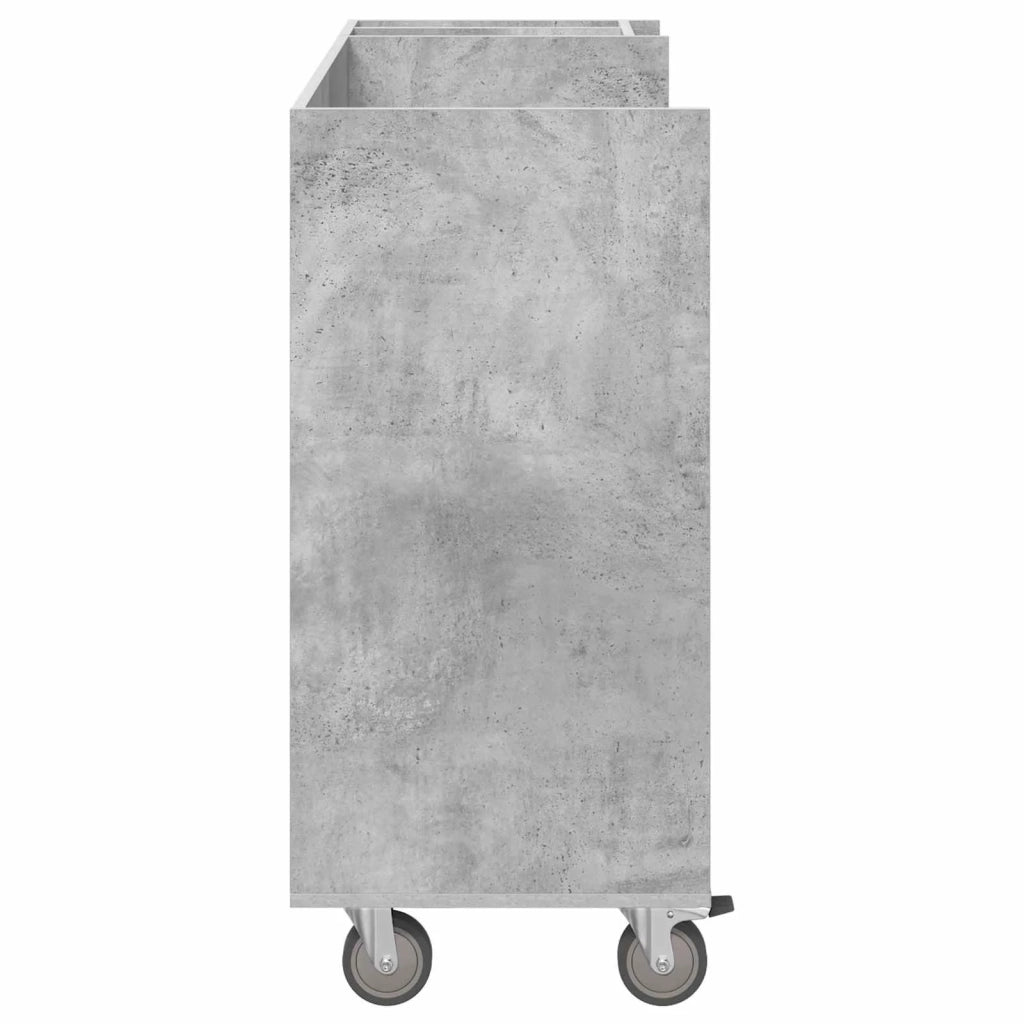 Armadio per Golf con ruota Grigio cemento 120 x 45 x 98 cm CFW4791735