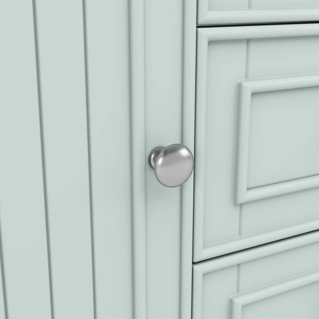 Mobile sottolavabo sospeso con lavabo in ceramica, 3 cassetti e vano laterale, per bagno, verde, 78,5 × 46 × 46,8 cm
