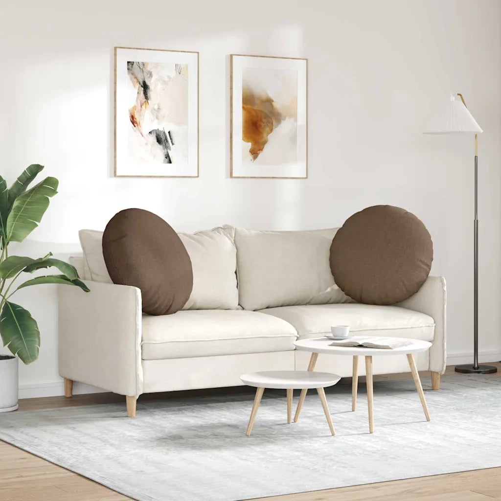Cuscini per Seduta 2 pz | Cuscini per sedie Marrone ?60 x 21 cm Tessuto