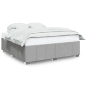 Letto matrimoniale | Letto per adulti | Giroletto senza Materasso Grigio Chiaro 180x200 cm Tessuto