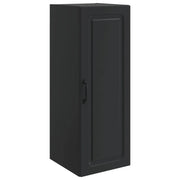 Mobiletto a muro Nero 33 x 34,5 x 90 cm Legno ingegnerizzato 899266