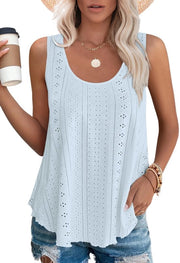 T-shirt da donna - senza maniche - moda estiva - casual - leggero - resistente - tessuto morbido - cappello estivo