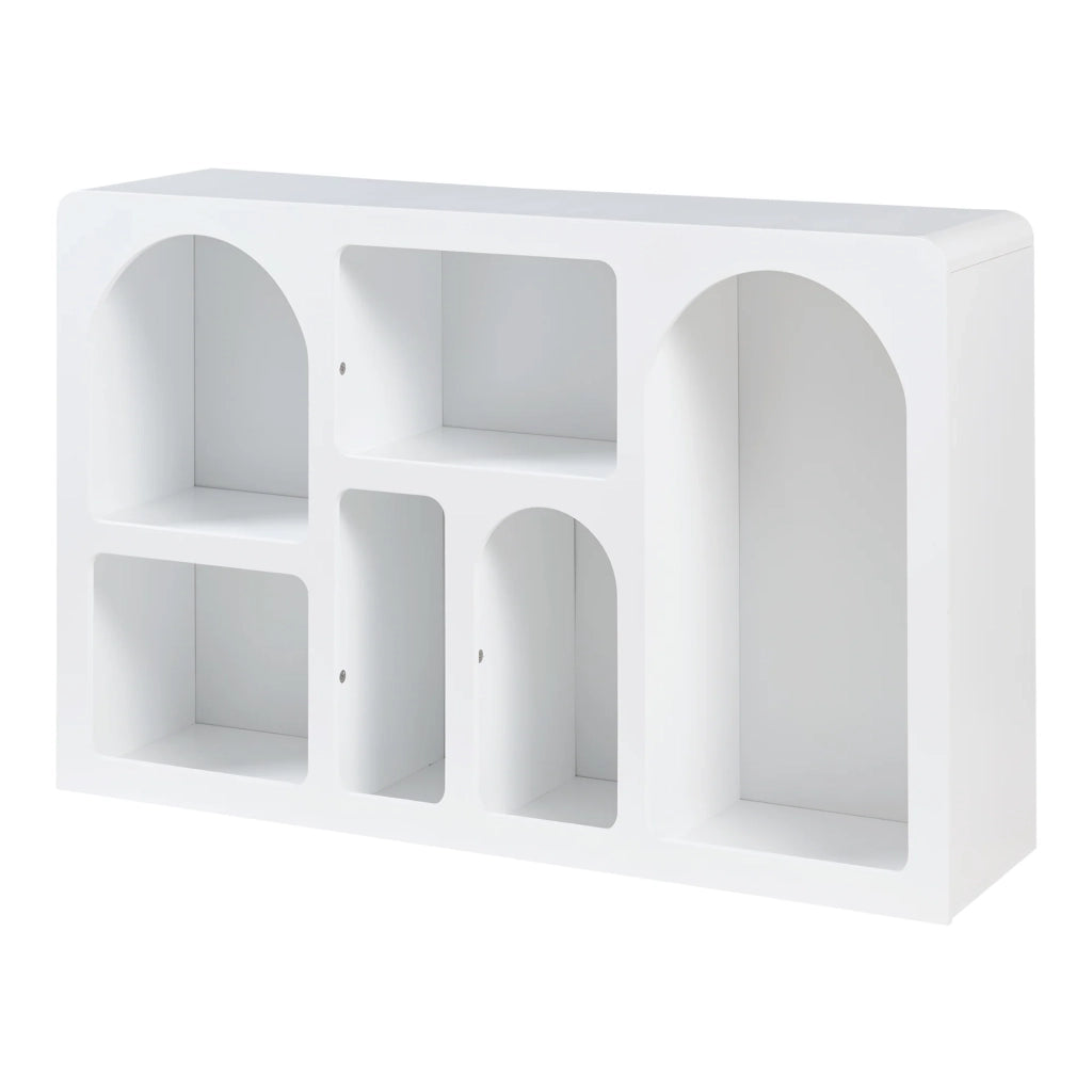 Credenza cassettiera mobile contenitore 110 x 30 x 70 cm soggiorno ingresso camera da letto bianco 03_0009048