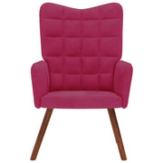 Sedia Relax Rosso Vino in Velluto 4016815