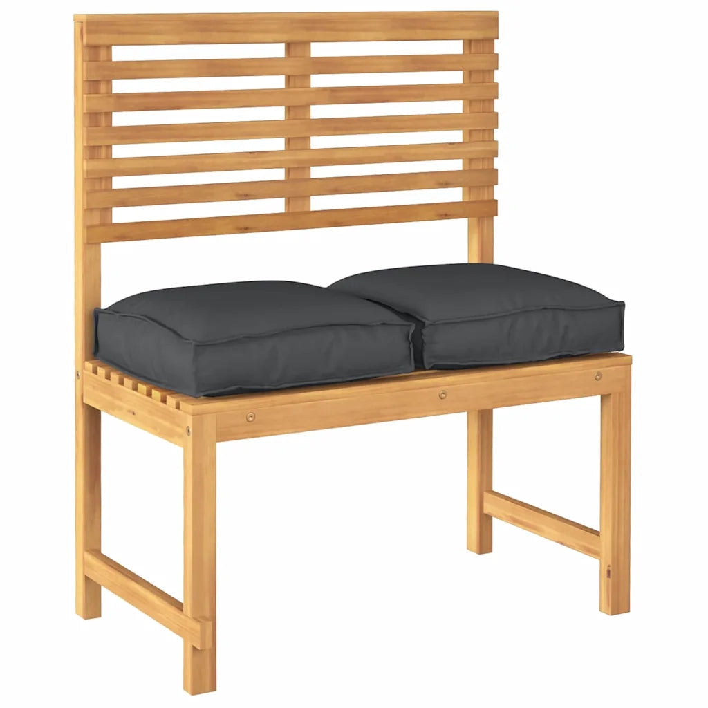 Cuscino 2 pcs Nero 40 x 40 x 8 cm Tessuto Oxford 42001582