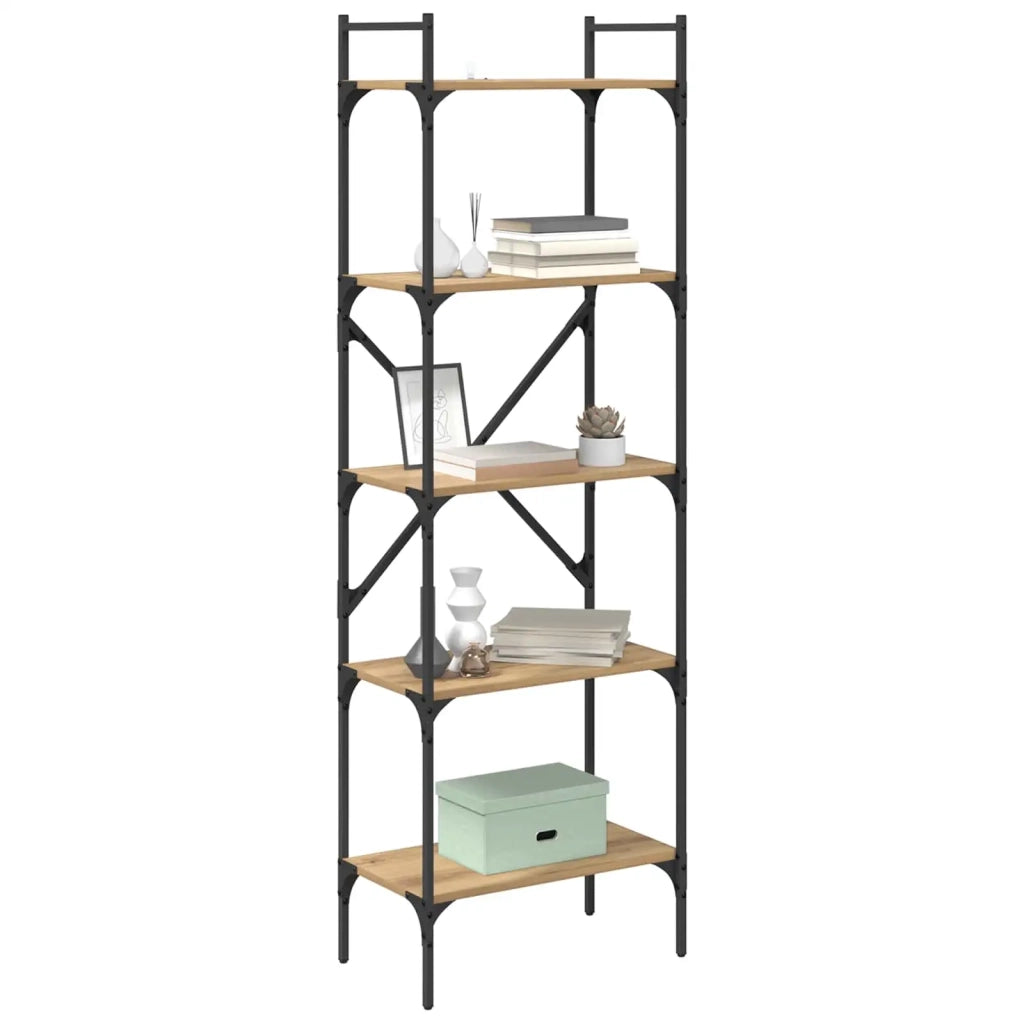 Libreria Rovere artigianale 56 x 32 x 174 cm Legno multistrato 882147