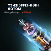 Aspiratore a batteria per pulizia - 15.000 Pa - senza fili - vincitore test - 120 W - per uso umido e asciutto - per pelo di animale - per uso auto e casa - 3 x filtro lavabile