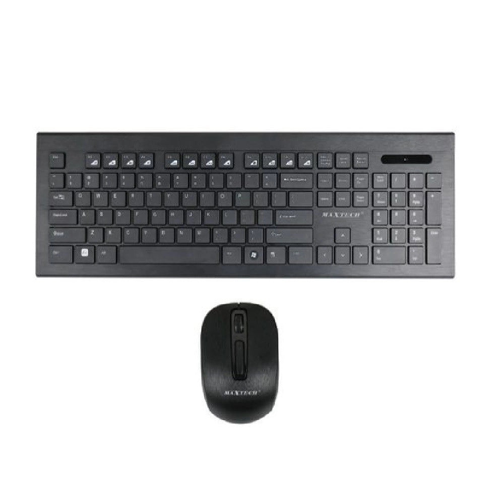 Trade Shop - Tastiera Mouse Wifi Wireless Impermeabile 2.4ghz Computer Laptop Pc Maxtech Ek-820m -