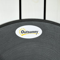 EasyComfort Set da Giardino 3 Pezzi con 2 Sedie e Tavolo Pieghevoli in Acciaio e HDPE, Grigio Scuro