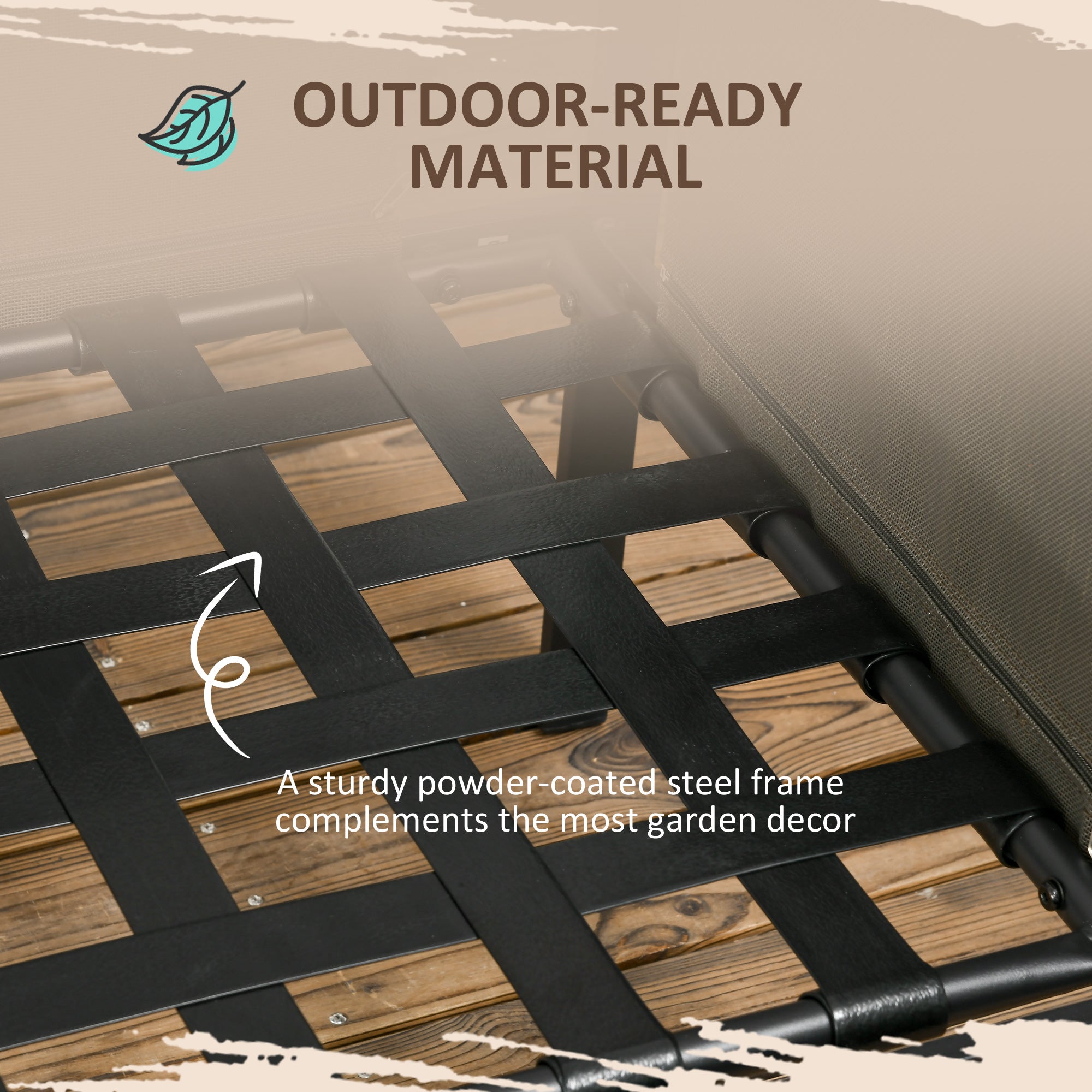 Easycomfort Set da Giardino 4 Pezzi con 2 Divanetti, Poltrona Angolare e Tavolino da Caffè in Vetro Temperato