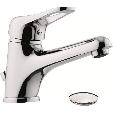 Miscelatore lavabo remer con bocca prolungata - serie kiss