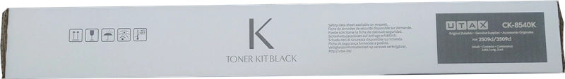 ORIGINAL Utax toner nero CK-8540K 1T0C2M0UT0 ~25000 Seiten