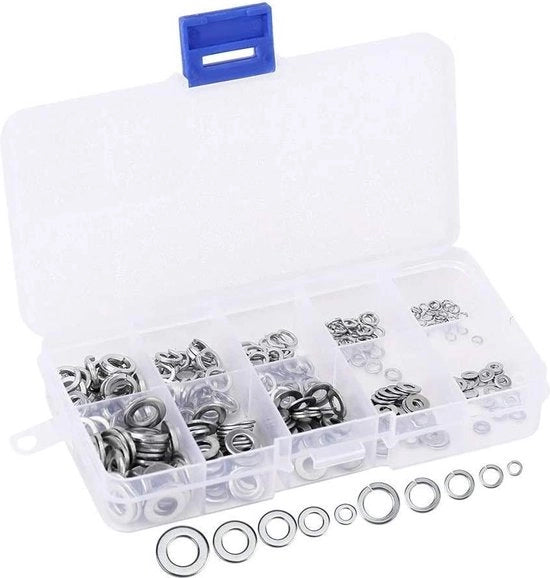 Assortimento di anelli di chiusura in acciaio inossidabile per veicoli da terra - M2 M3 M4 M5 M6.