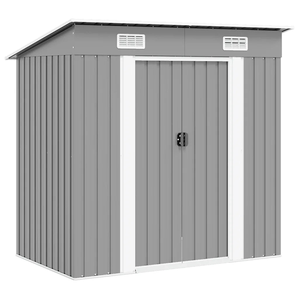 Capanno da Giardino Grigio Metallo cod mxl 49493