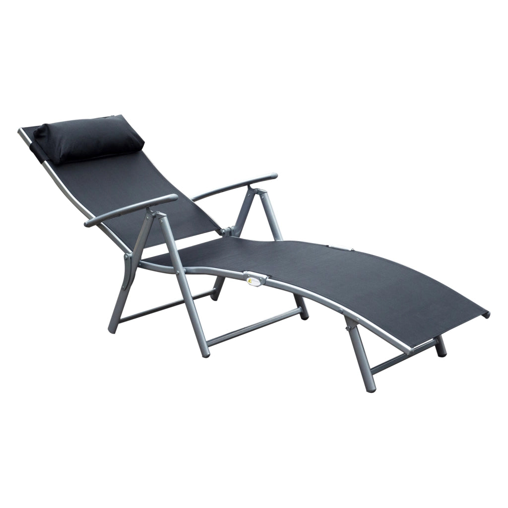 Tumbona Pieghevole ¨C zephmum ¨C Grigio 137x63.5x100.5 cm