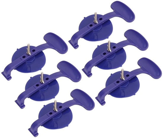 Kit di agganci con grandi morsetti - Manubrio estensibile - Riparazione autoveicoli - Senza segnalazione - Costruzione composita - Portata regolabile - Kit di agganci