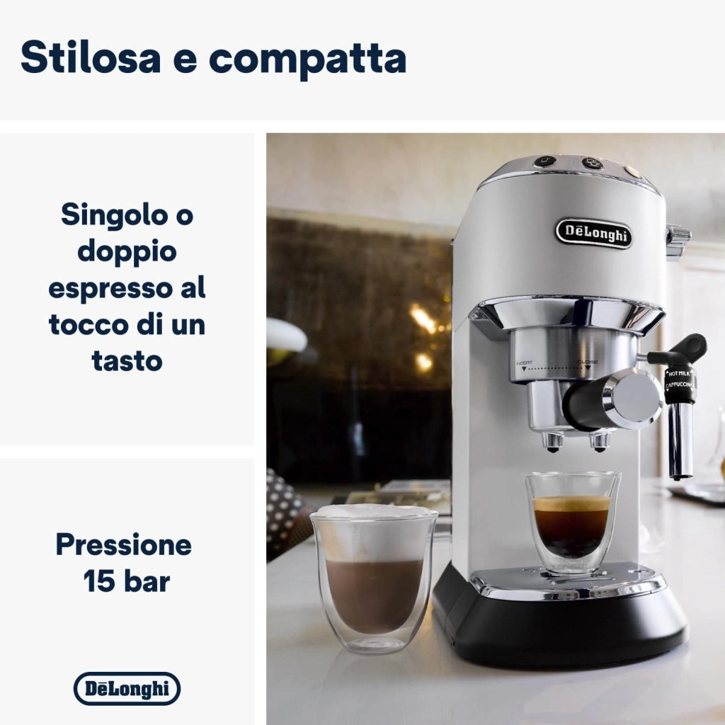De’Longhi Dedica Style EC 685.W Automatica/Manuale Macchina per espresso 1,1 L