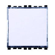 Pulsante Targa Portanome 2P 2M Campanello Colore Bianco Compatibile Con Vimar Arke
