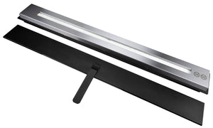 Bruciatore a Bioetanolo per Camini 90x11x5,3 cm 1,7 Litri Silver