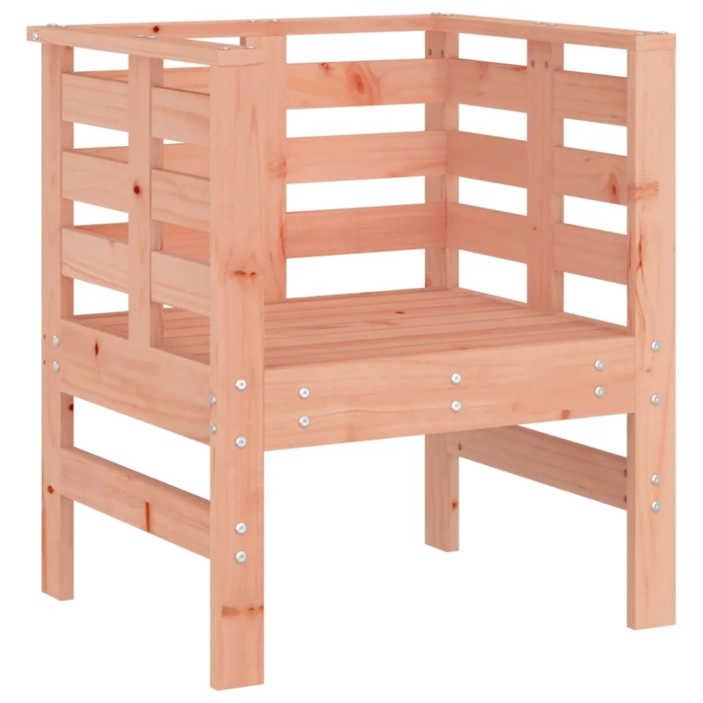Sedie da Giardino 2pz 61,5x53x71 cm Legno Massello di Douglas 825133