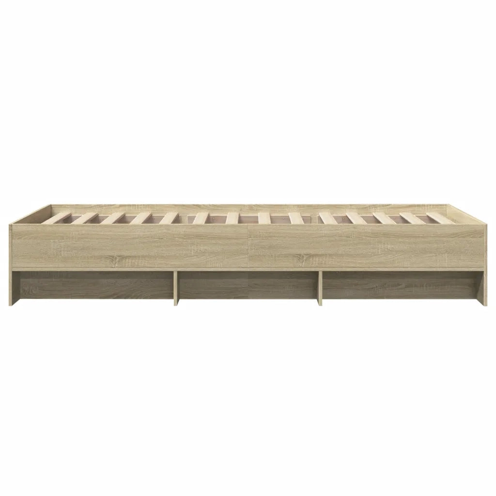 Giroletto senza Materasso Rovere Sonoma 90x190 cm in Truciolato 3295704