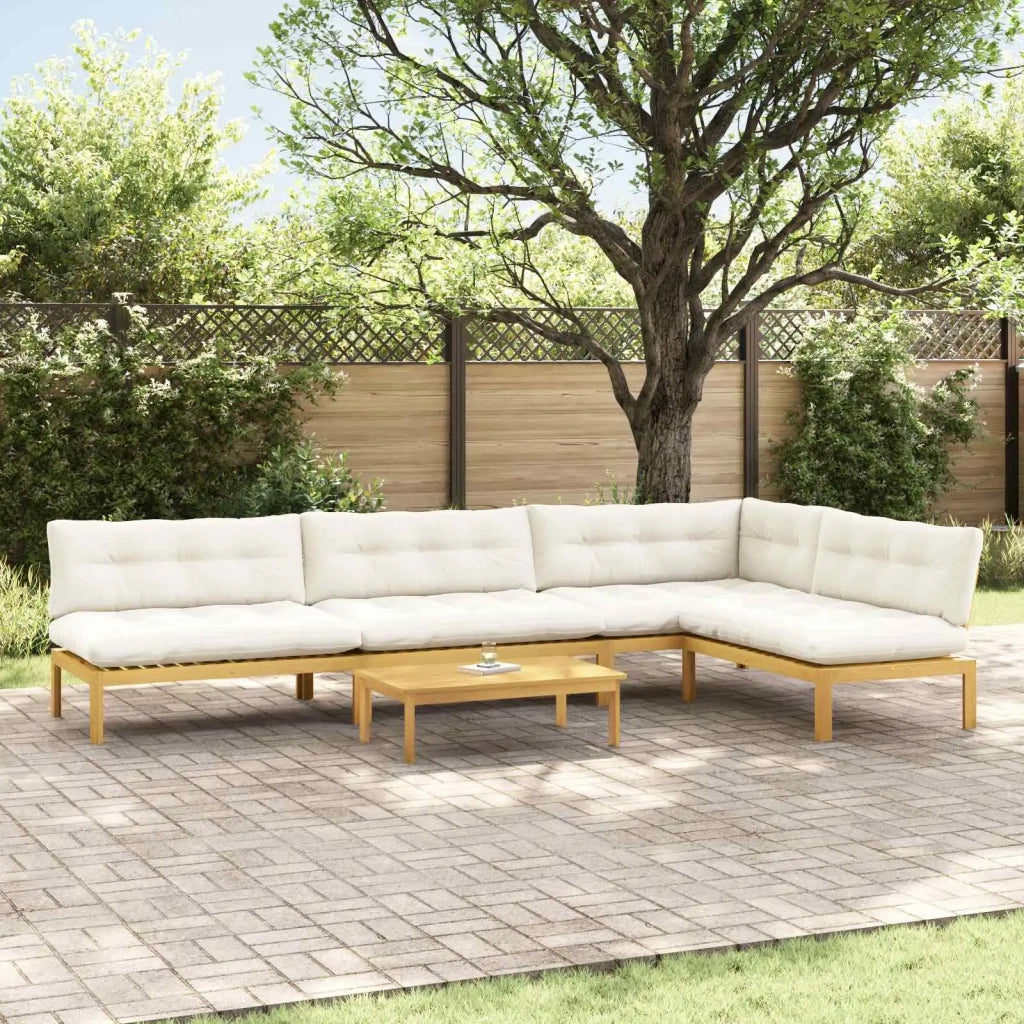 5 Pezzo Unità di divano pallet da giardino 3418256