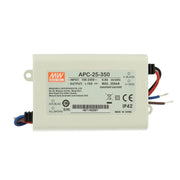 Led Driver CC MW MEAN WELL Serie APC Trasformatore Corrente Costante IP42 (350mA 25V-70VDC 25W)
