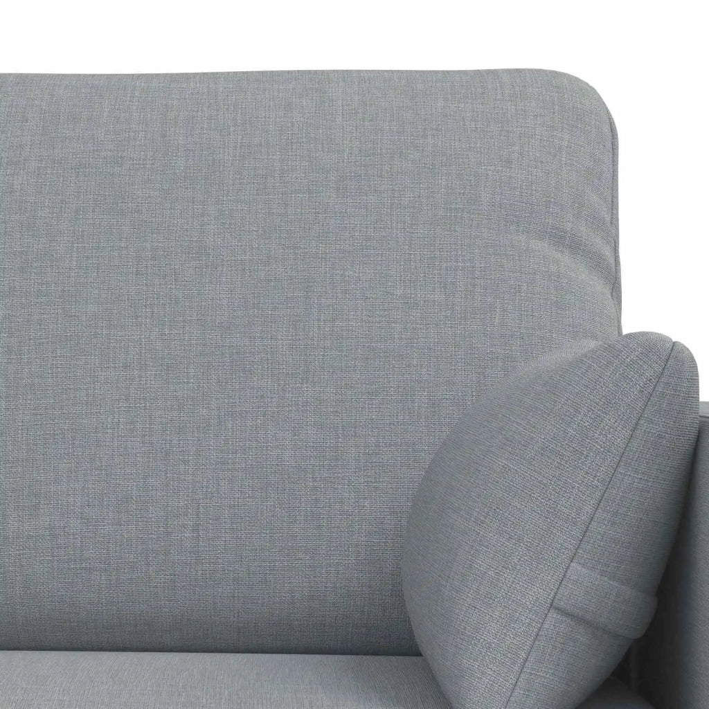 Set di divani 2 pcs Grigio chiaro 158 x 78 x 80 cm Tessuto