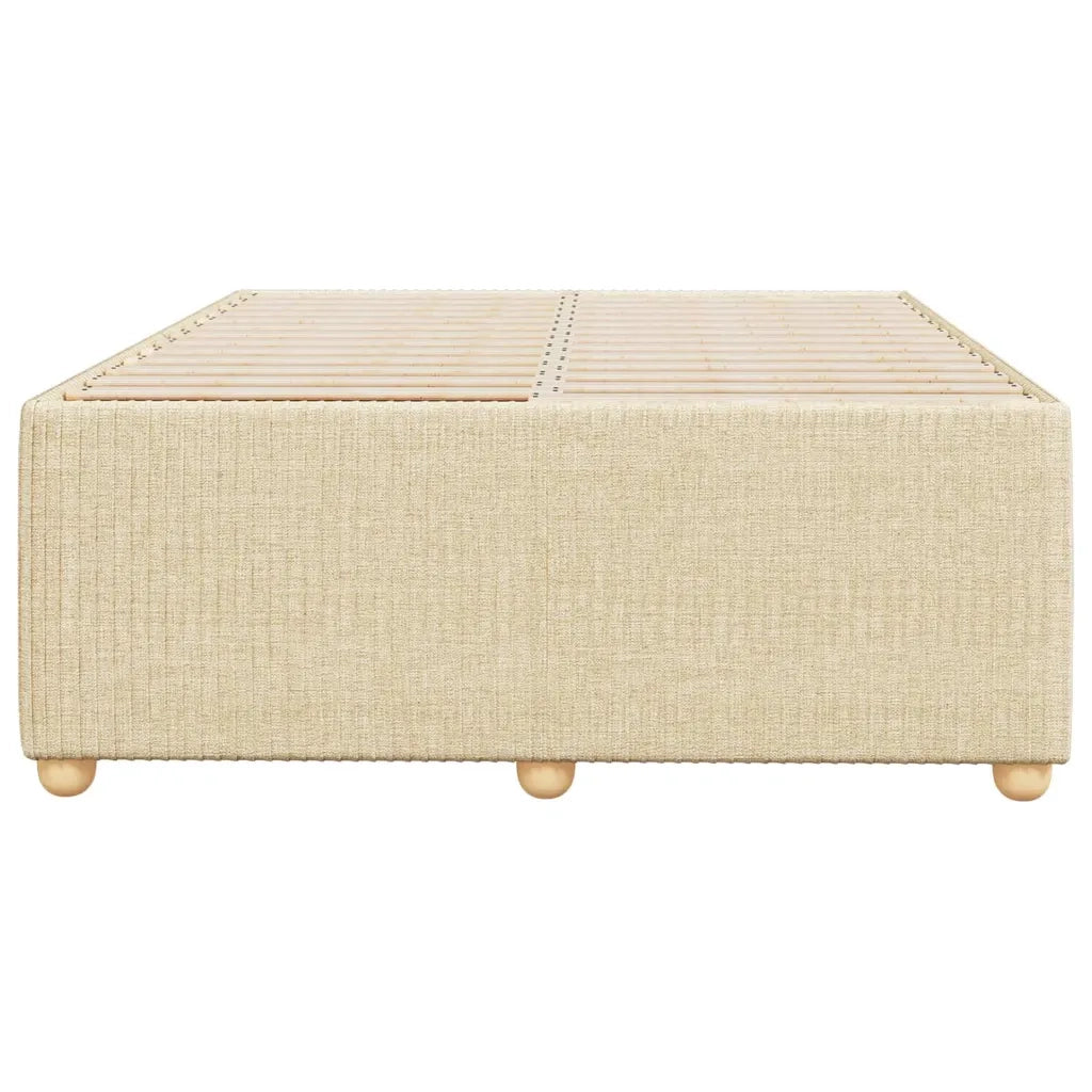Giroletto senza Materasso Crema 120x200 cm Tessuto 3284933