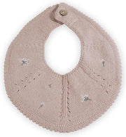 Tessuto di cotone biologico del 100% 19 x 25 cm - Fiore di Flora su Mellow Rose - Unico taglio