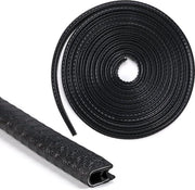 Protezione a forma di U per bordi metallici auto e barche - altezza di installazione 10-25 mm - lunghezza 5 m
