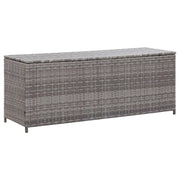 Baule da Giardino Grigio 150x50x60 cm in Polyrattan CFW9450421
