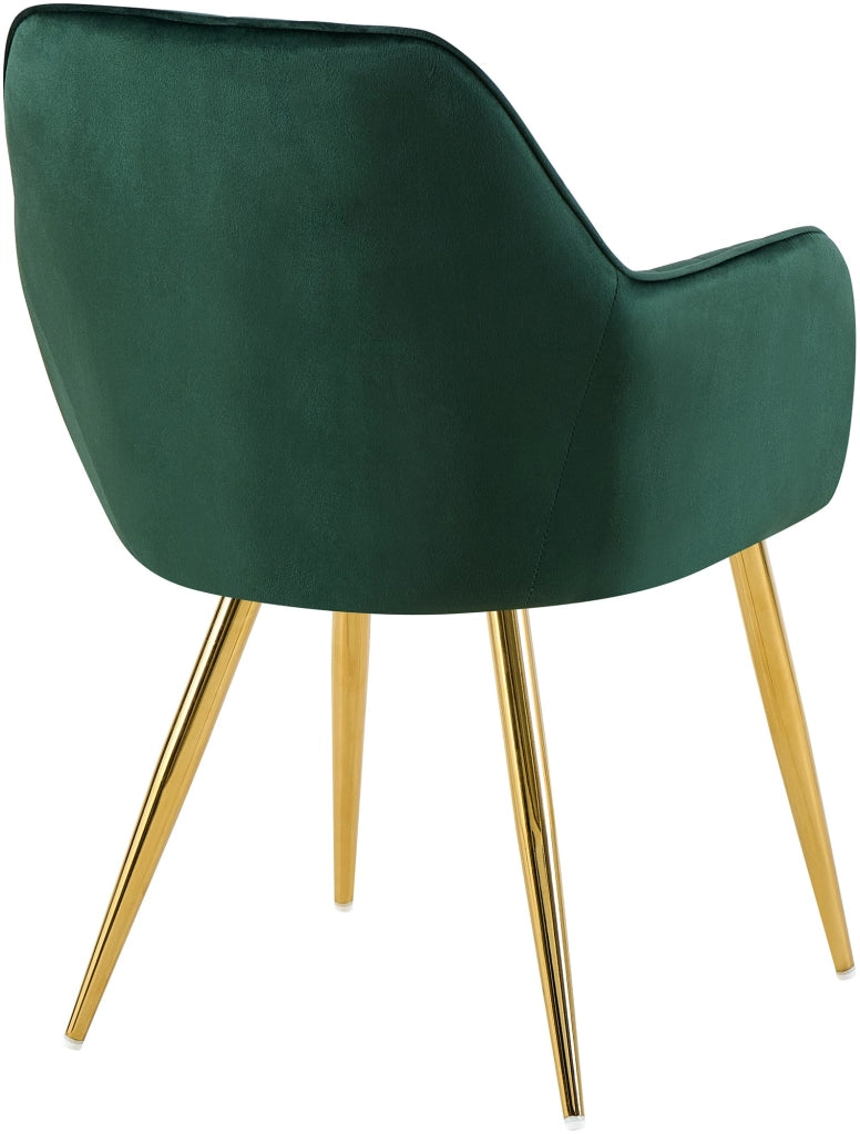 Esszimmerstuhl Cheryl Samt gold